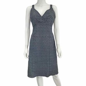 WORTH Blue Denim Print Midi Sundress Size 6 G0303